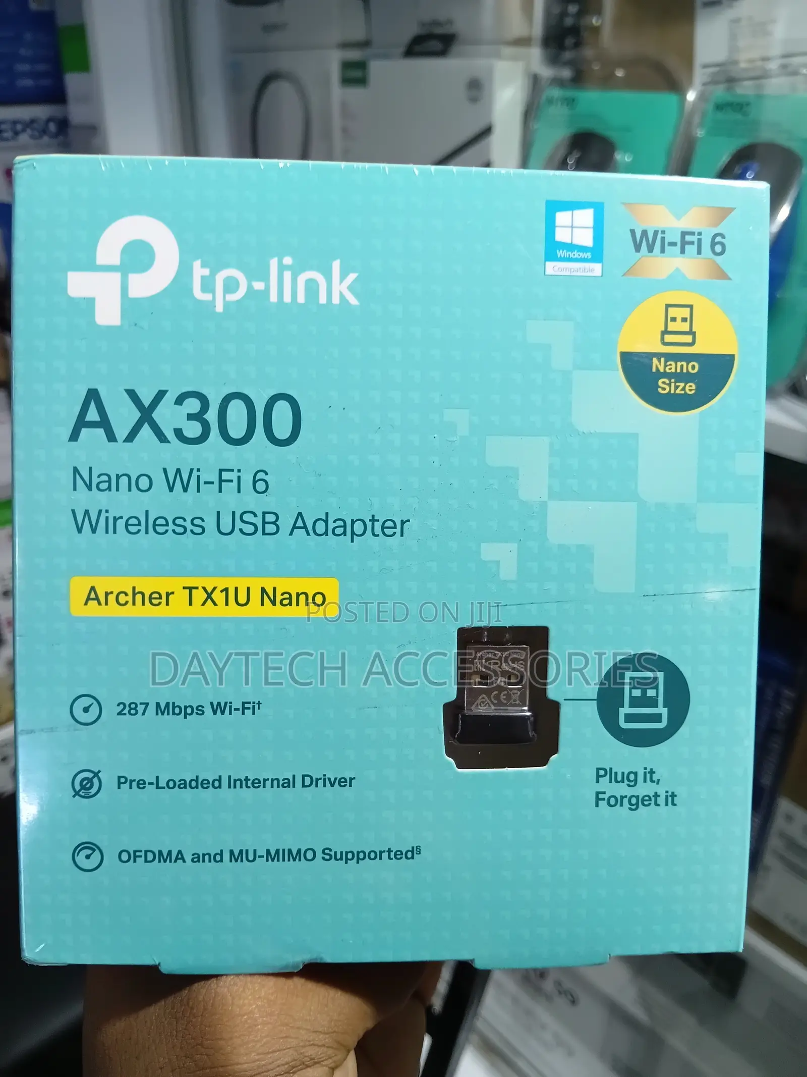 This Is A Tp-link Archer Tx1u Nano Ax300 Wi-fi 6 Wireless Usb Adapter.