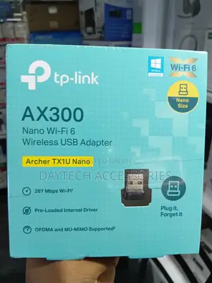 This Is A Tp-link Archer Tx1u Nano Ax300 Wi-fi 6 Wireless Usb Adapter.