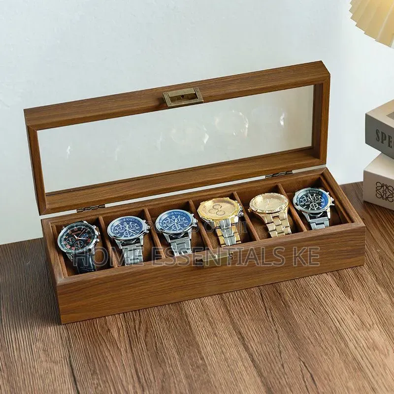 *6 Slots Premium Quality Watch Organizer/ Storage Box