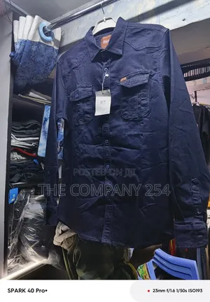 Quality Casual Denim Jeans Double Pocket Jeans Shirts