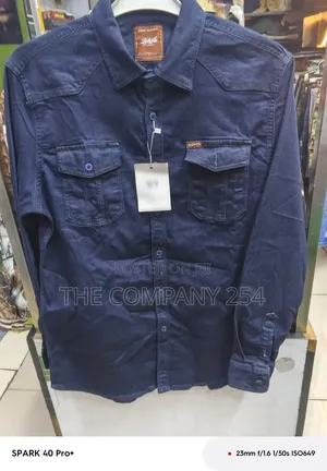 Quality Casual Denim Jeans Double Pocket Jeans Shirts
