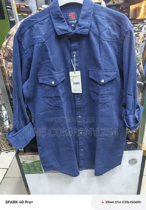 Quality Casual Denim Jeans Double Pocket Jeans Shirts