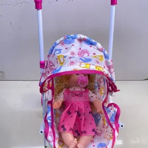 28cm Baby Doll With Stroller Set - Ve