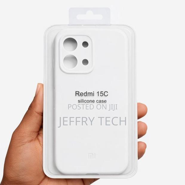 Redmi 15c Back Cover Soft Liquid Skin Friendly Silicone Rubber Envir