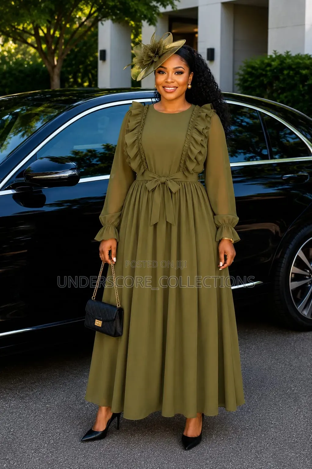 Executive Heavy Chiffon Ladies Maxi Dresses
