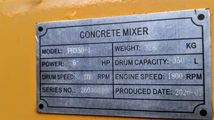 Lenhard Germany 350 Litres Diesel Concrete Mixer