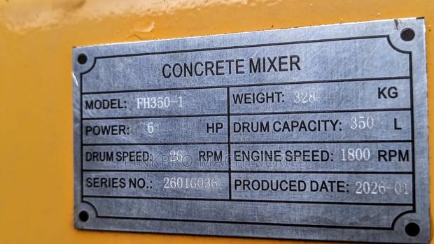 Lenhard Germany 350 Litres Diesel Concrete Mixer - thumbnail 3