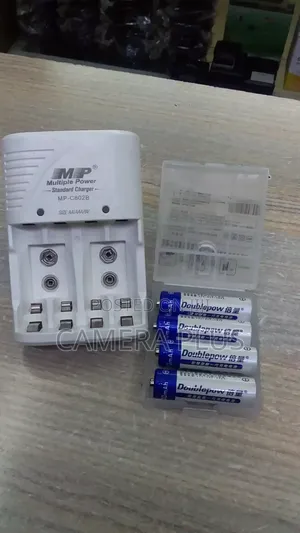 Double Power Rechargeable Batterys With Free Charger