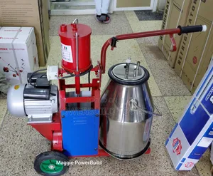 Kmax Italy Single Bucket/Barrel Milking Machine 40l Single Phase