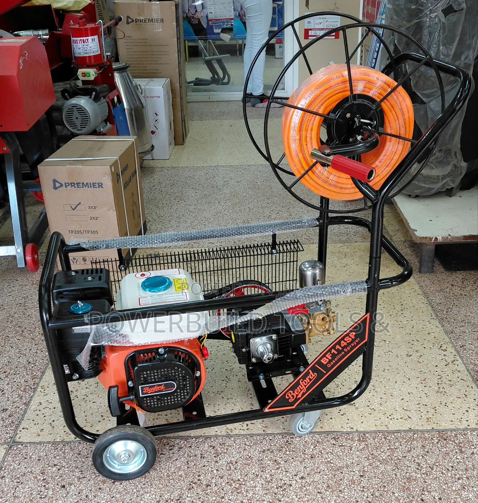 Benford Uk Trolley Sprayer 8hp Engine 30m Pipe