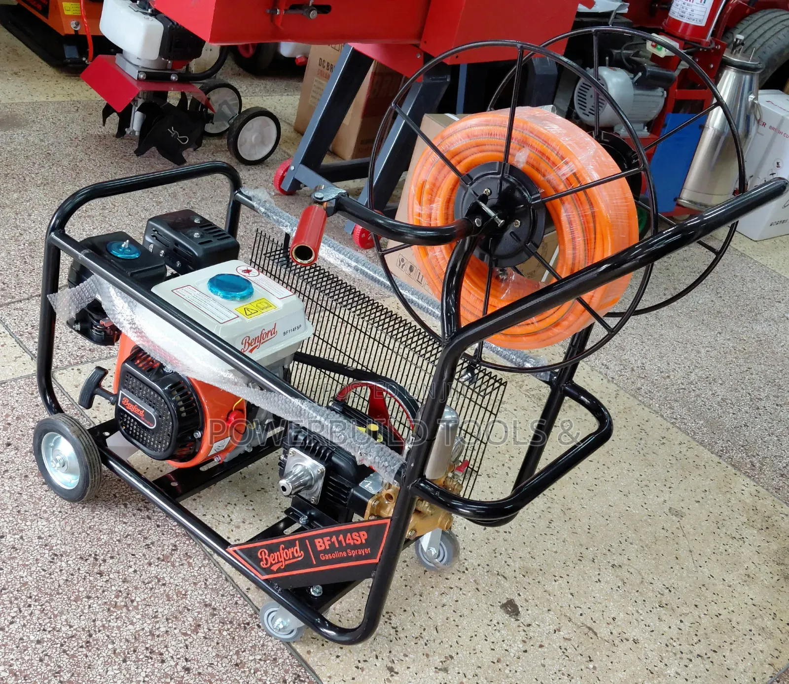 Benford Uk Trolley Sprayer 8hp Engine 30m Pipe