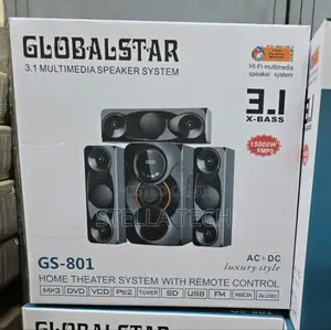3.1ch Globalstar Home Theater System With Remote Control Woofer System