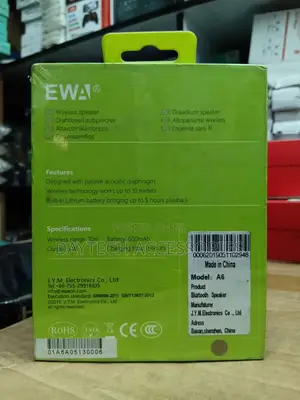 Ewa A6 2020 High-Quality Stereo Bass Wireless Bluetooth Speakers.