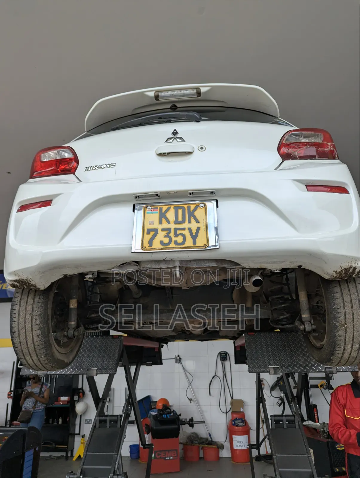 Mitsubishi Mirage GT 2017 White