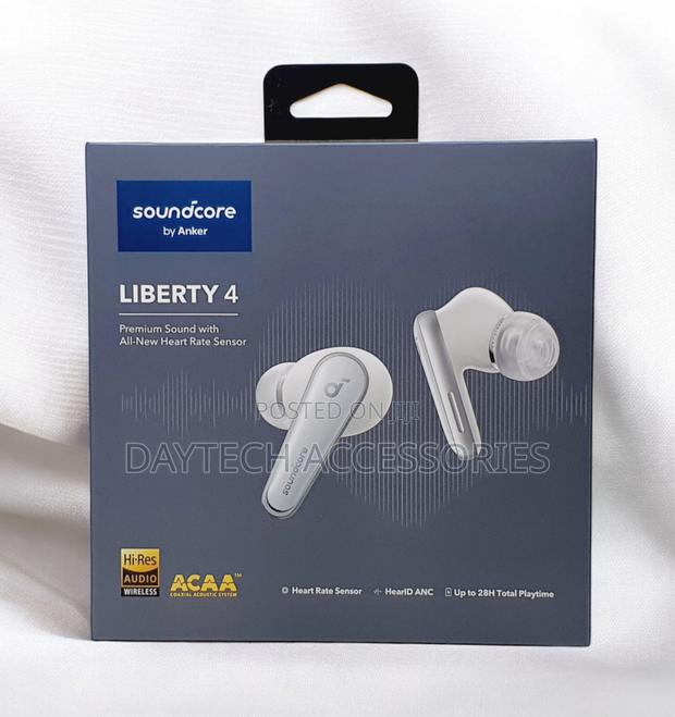 Anker Soundcore Liberty 4 Noise Cancelling Earbuds - White