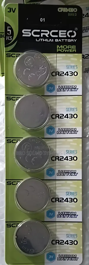 Scrceo Cr2430 3v Lithium Remote Battery