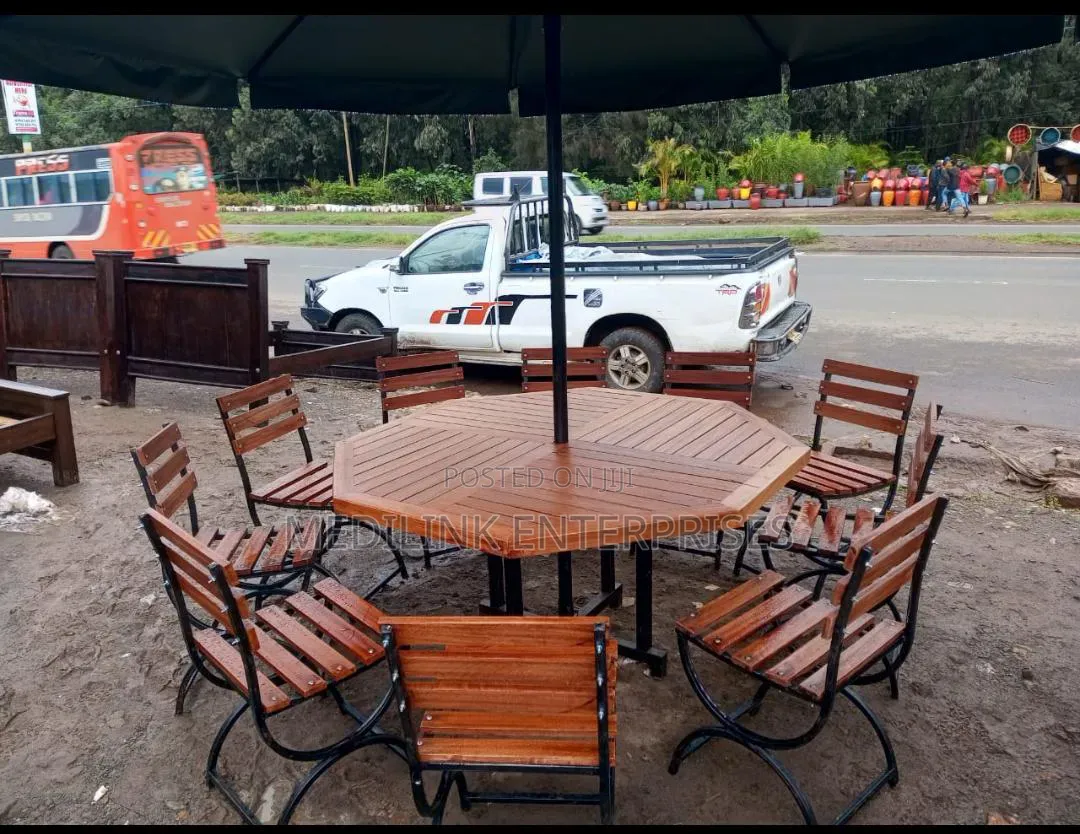 6-seater Picnic Table Set Of Six Chairs