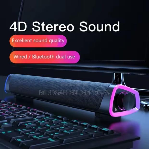 Computer Laptop Soundbar 2 In1 Wired and Bluetooth