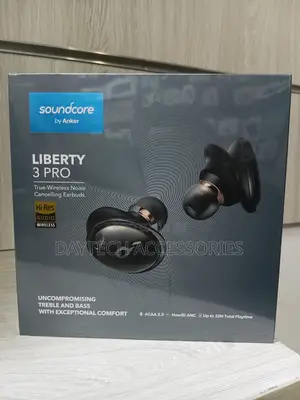 Anker Soundcore Liberty 3 Pro Earbuds - Black, Noise Cancelling.