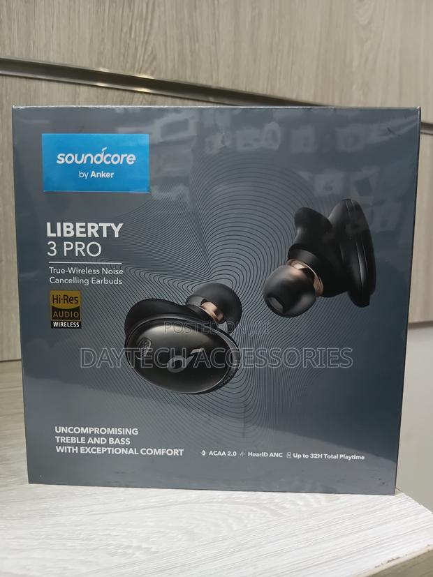Anker Soundcore Liberty 3 Pro Earbuds - Black, Noise Cancelling. - thumbnail 3