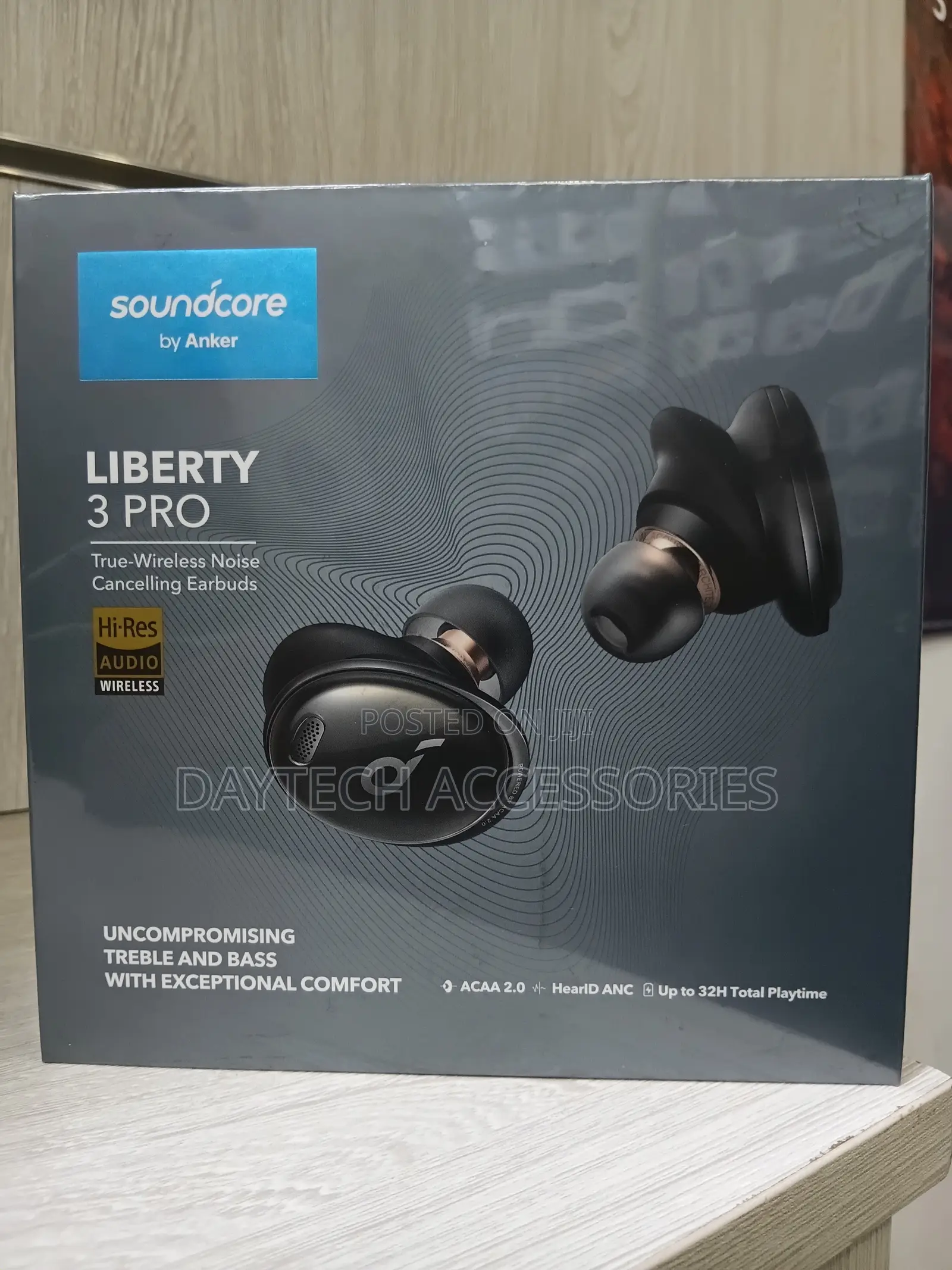 Anker Soundcore Liberty 3 Pro Earbuds - Black, Noise Cancelling.