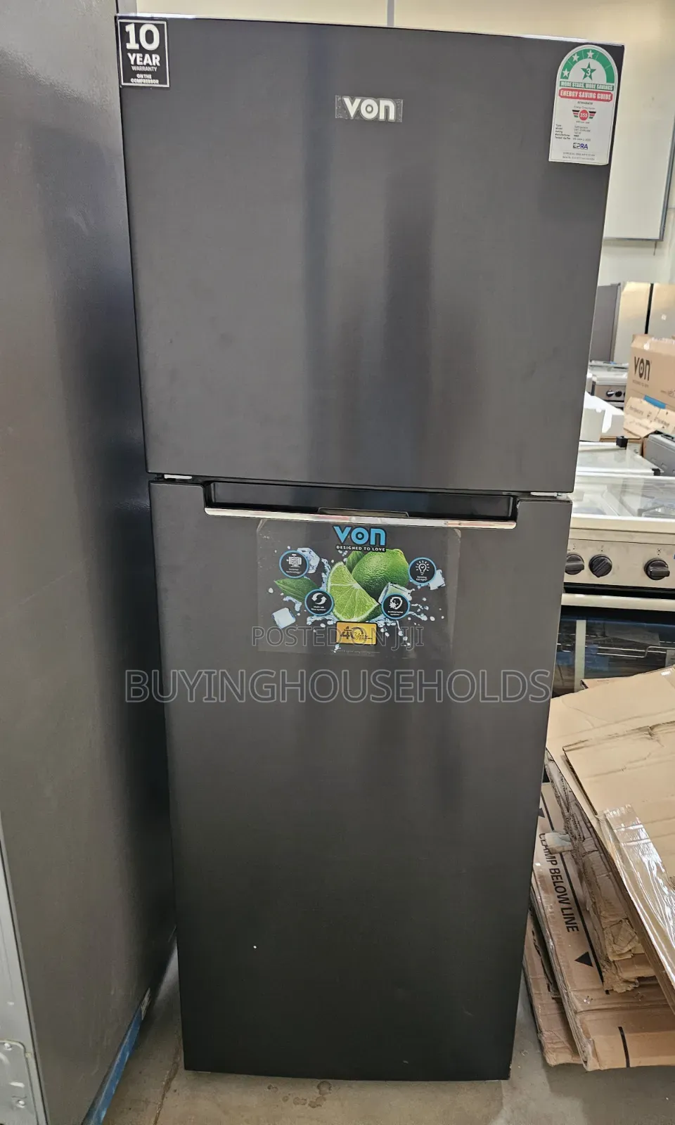 Von 334l No Frost Fridge New Vart-334nvak