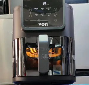 Now Available Von 5l Digital Slim Design Air Fryer/Slim Air Fryer