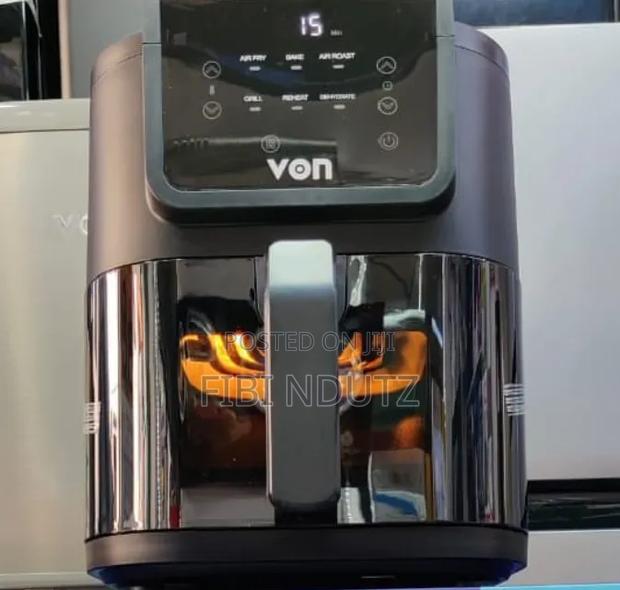 Now Available Von 5l Digital Slim Design Air Fryer/Slim Air Fryer