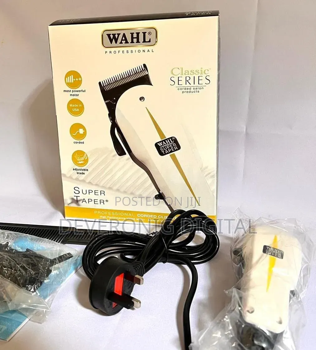 *Wahl Corded Super Taper Professional Kinyozi