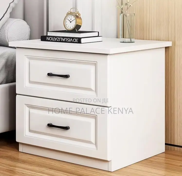 Bedside Table: Modern Small Bedside Table With Storage Drawers