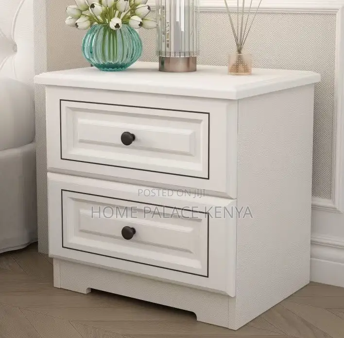Bedside Table: Modern Small Bedside Table With Storage Drawers