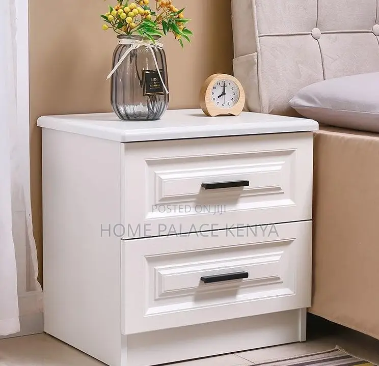 Bedside Table: Modern Small Bedside Table With Storage Drawers