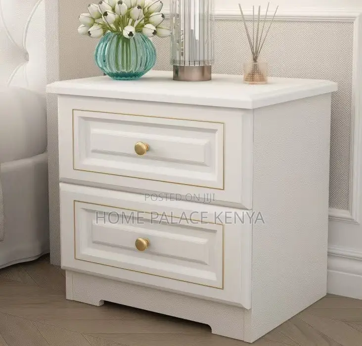 Bedside Table: Modern Small Bedside Table With Storage Drawers