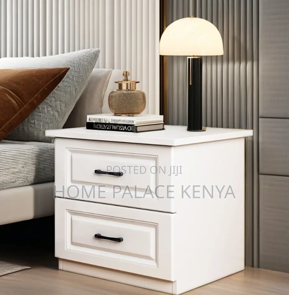Bedside Table: Modern Small Bedside Table With Storage Drawers