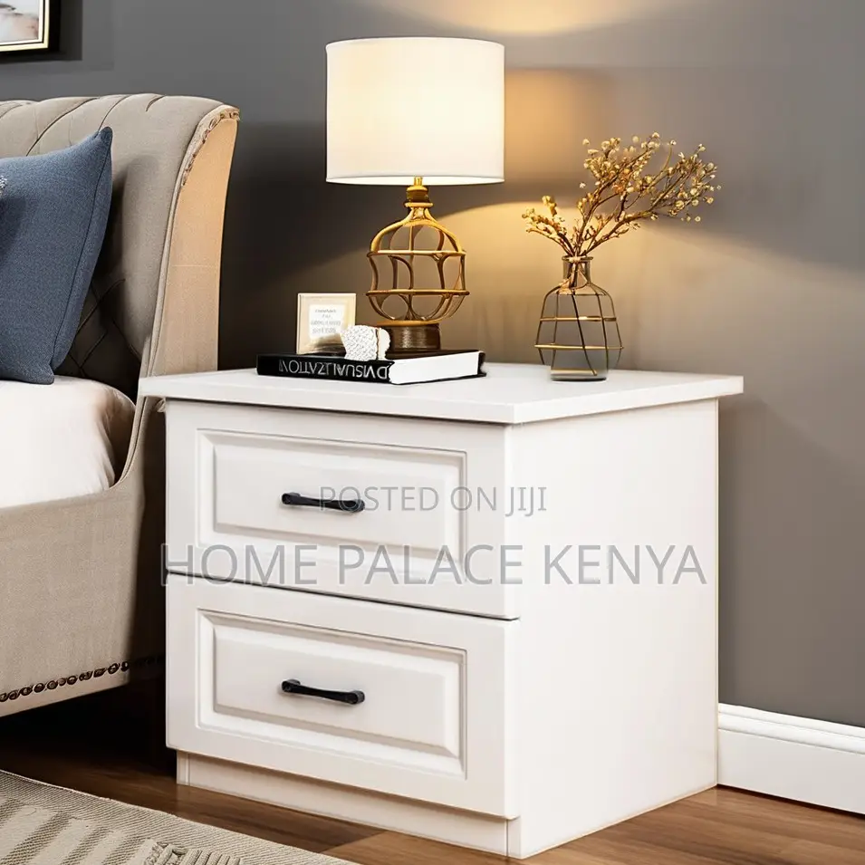 Bedside Table: Modern Small Bedside Table With Storage Drawers