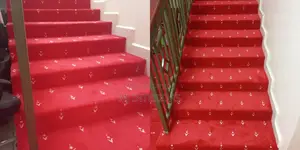Imported Red Wall to Wall Carpet Rolls for Offices Stairs