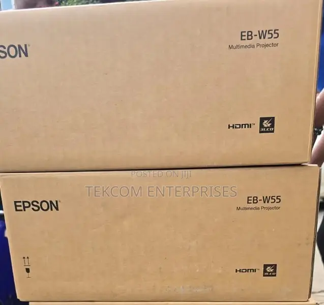 Epson W55 Projector ^Epson W55 4,000 Lumens High-Visibility Projector