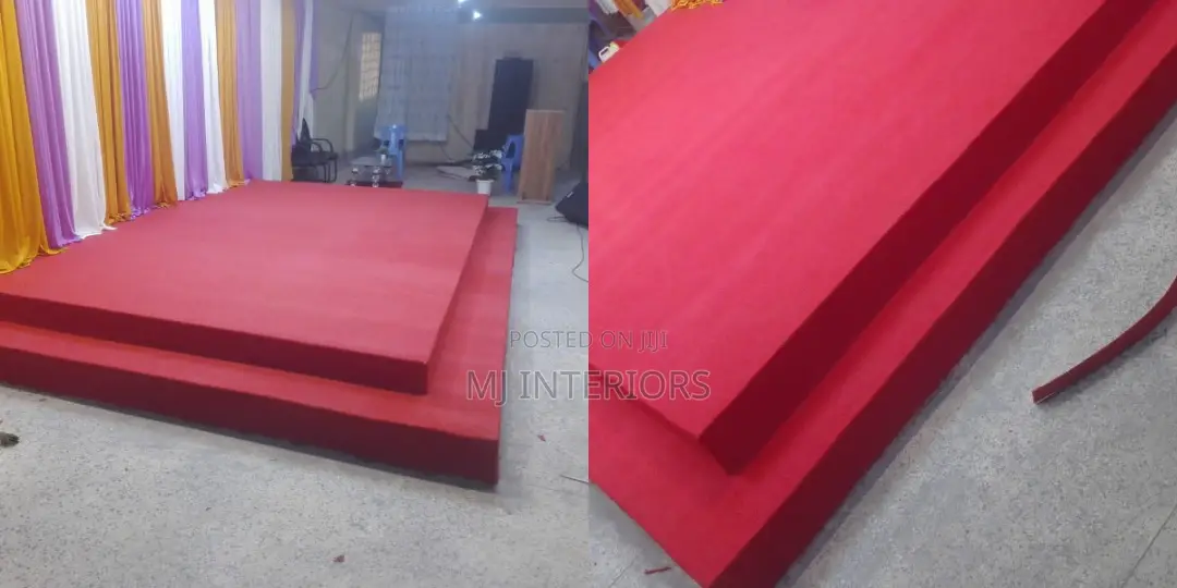 Red Wall to Wall Carpet for Commercial Churchflooring