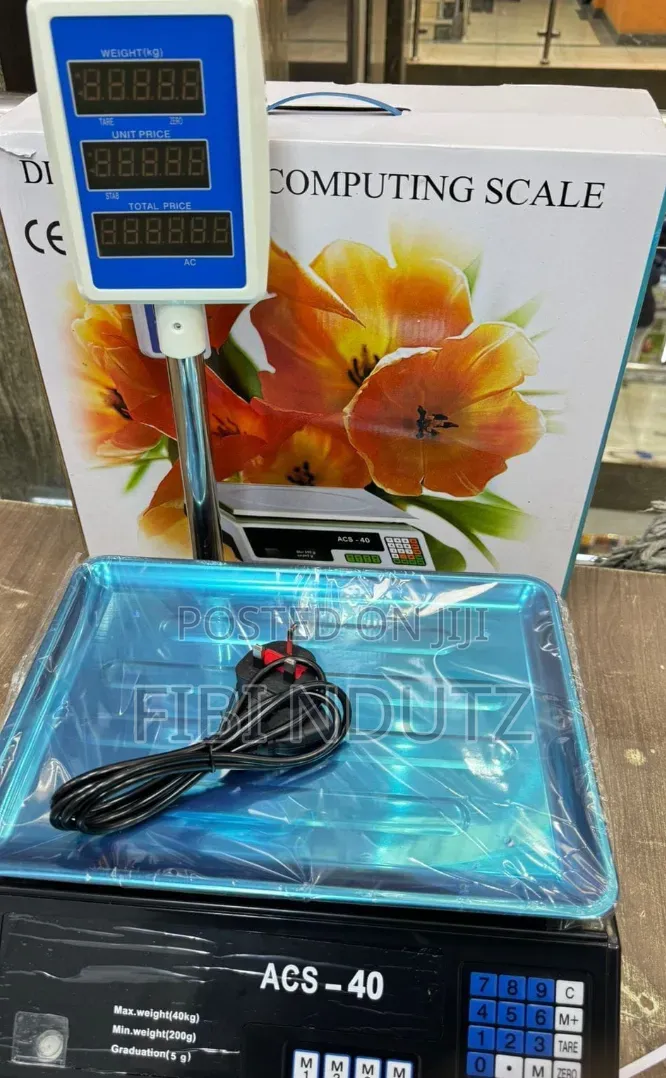 Heavy Duty Acs 40 Arm Scale Available/40kg Butchery Weighing Scale