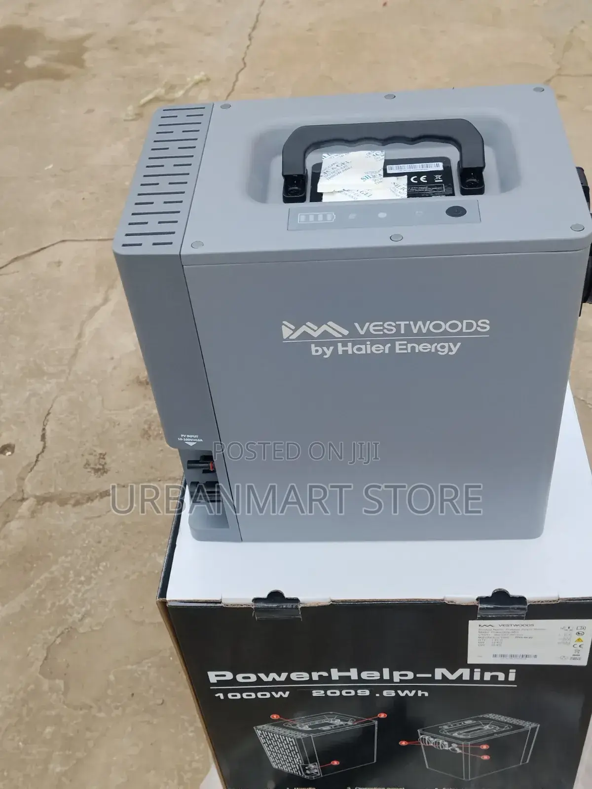 Vestwoods 2kwh Portable Power Station 1000w Solar Backup