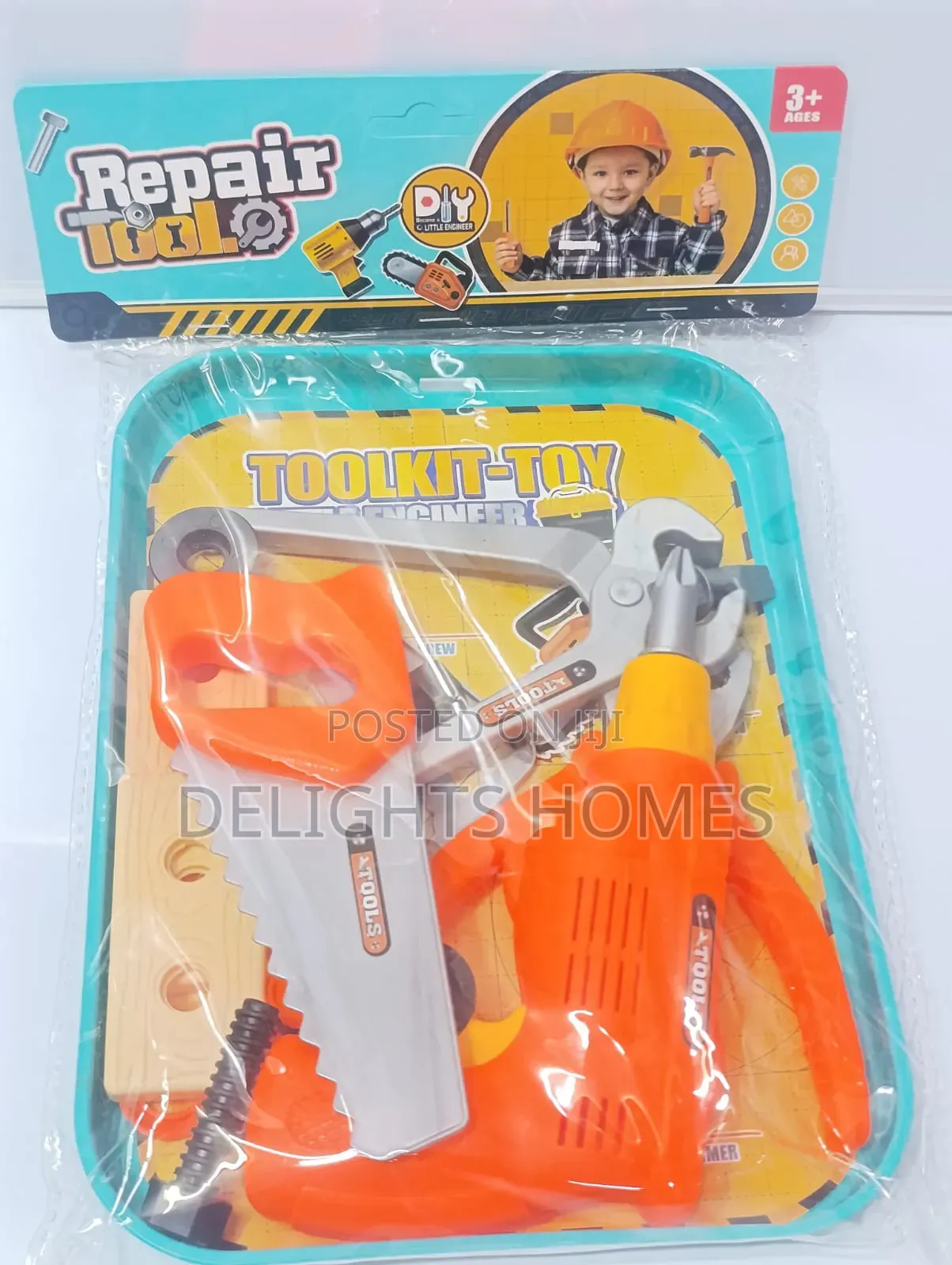 Kids Playing Tool Set