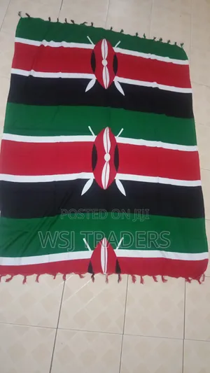Kenyan Flag Leso/ Kanga/Cotton Fabric