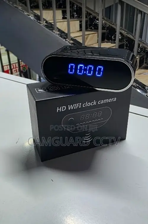 Hd Wifi Clock Camera Table Watch – Look Cam App Hidden Spy Camera