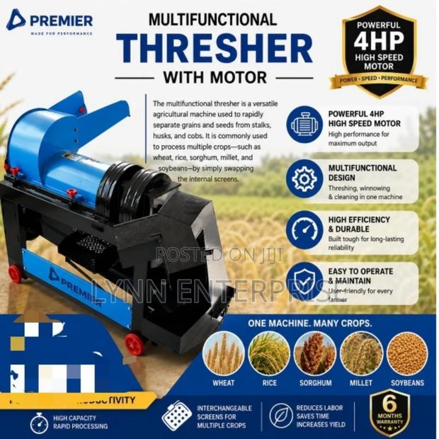 Premier Multifunctional Thresher With Motor
