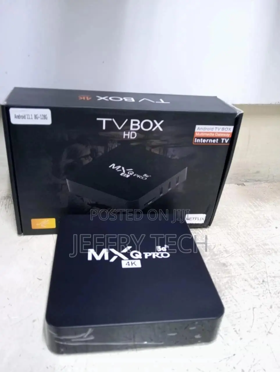 Android 11 Smart Tv Box – 8gb Ram, 128gb Rom, Ultra Hd, Wi-fi, Bl