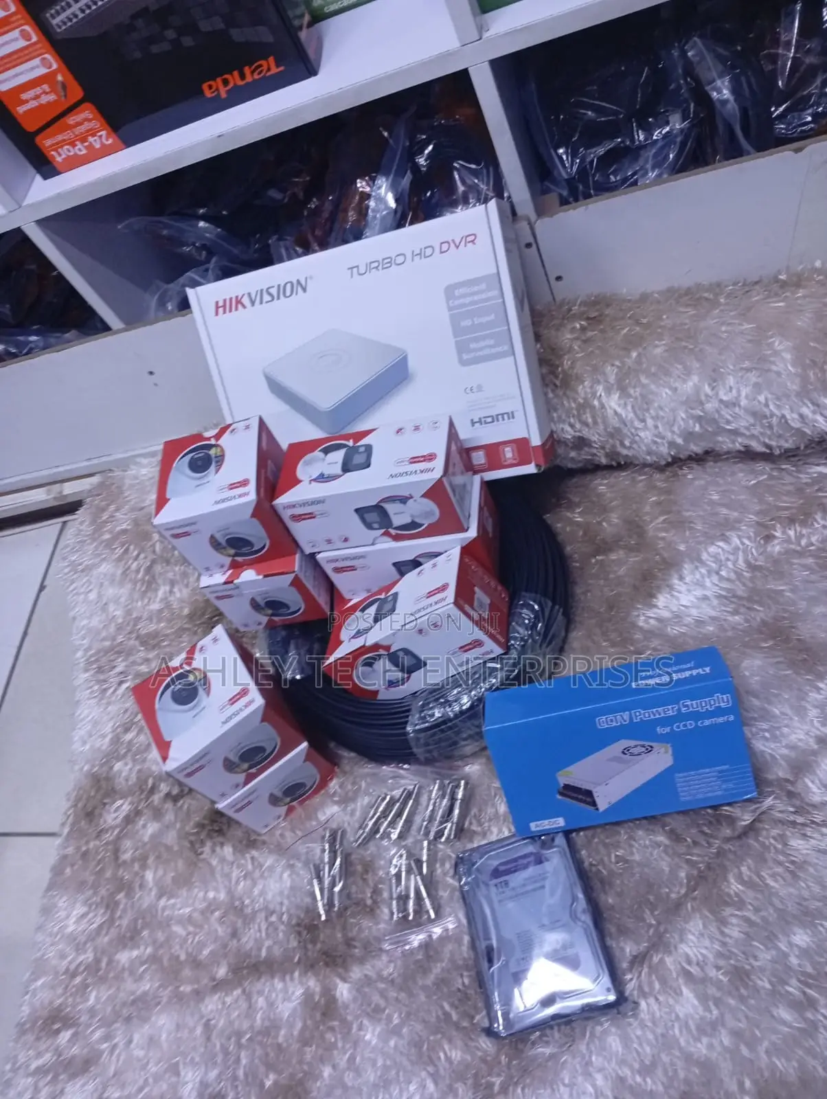 Professional Hikvision CCTV Installation Kit 5 Cameras