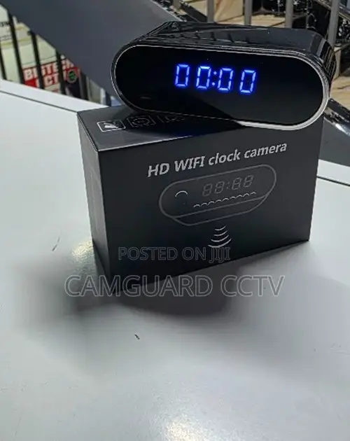 Hd Desk Clock Hidden Camera With Night Vision Motion Detection
