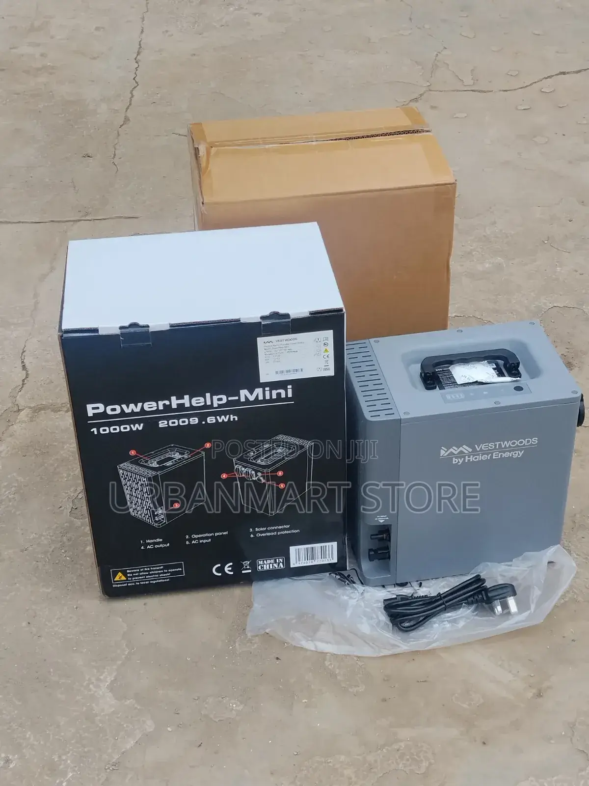 Vestwoods Rechargeable Portable Power Backup 1000w, 2 Kw