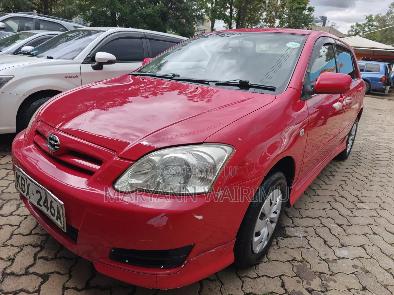 Toyota Allex 2006 Red