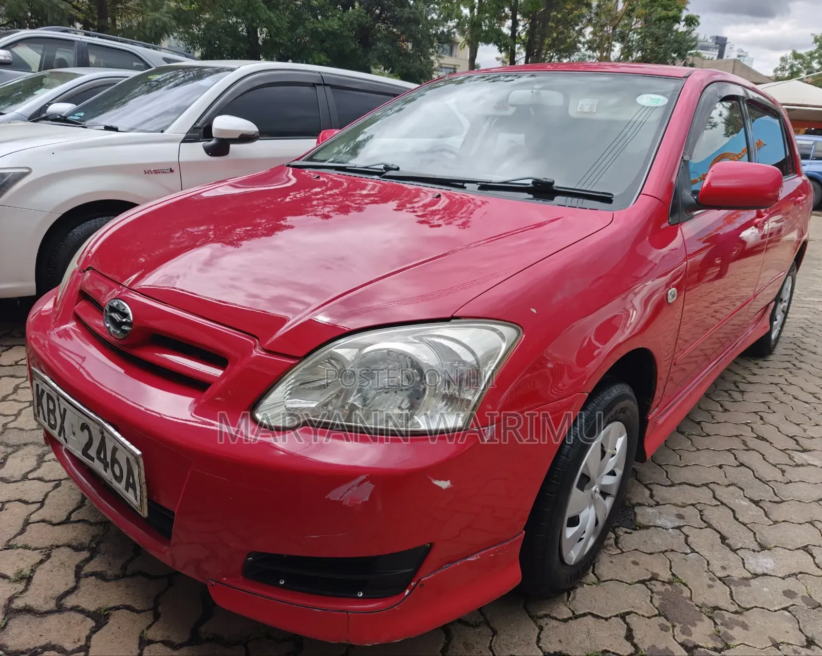 Toyota Allex 2006 Red